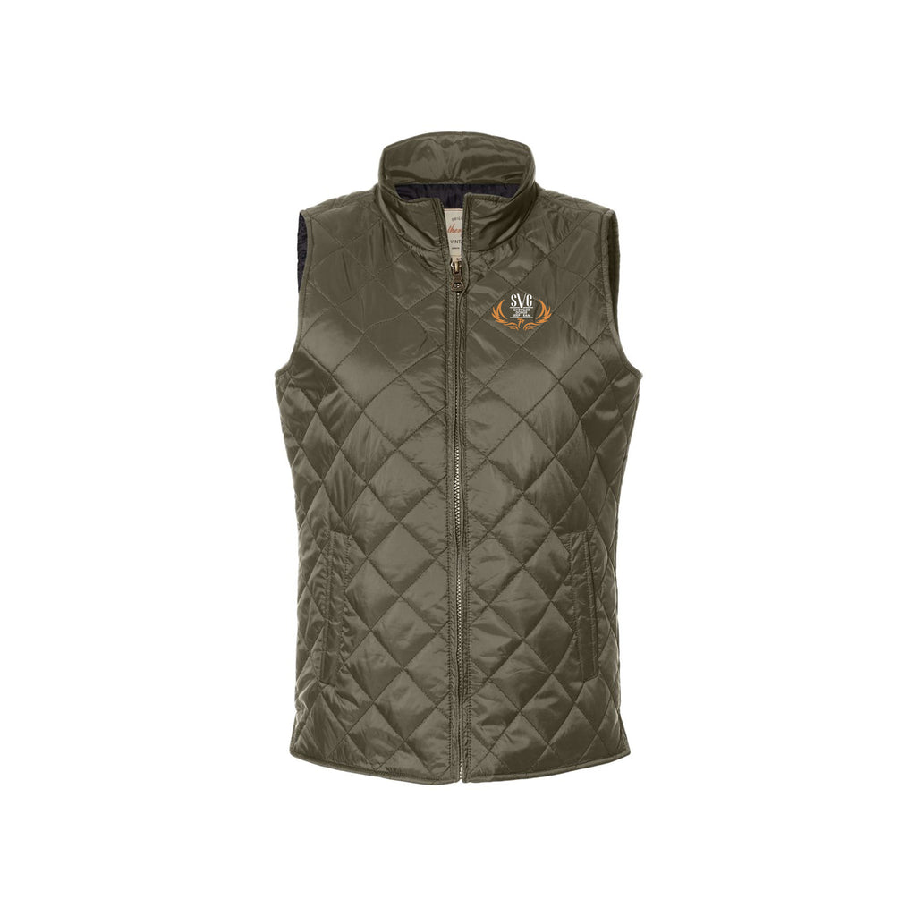 SVG C-D-J-R - Weatherproof - Women's Vintage Diamond Quilted Vest
