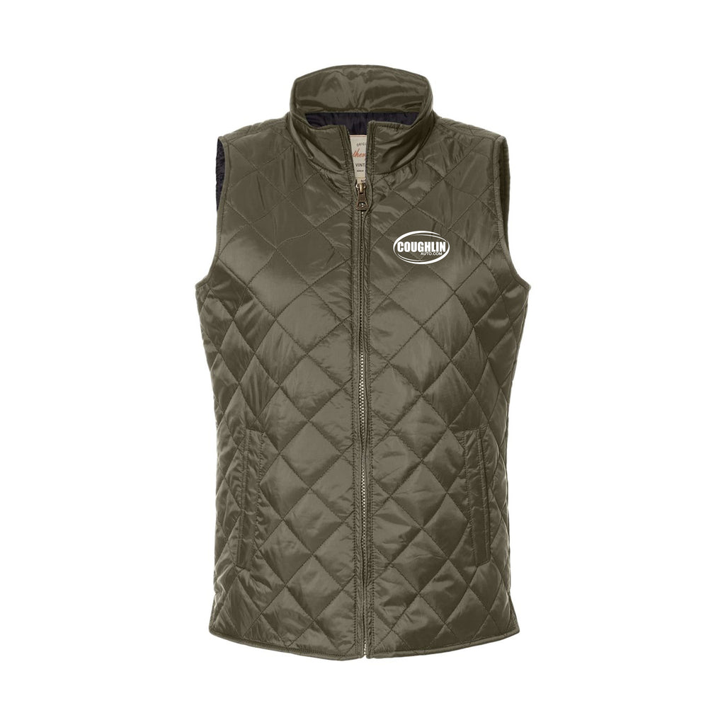 Coughlin Auto Group - Women's Vintage Diamond Quilted Vest