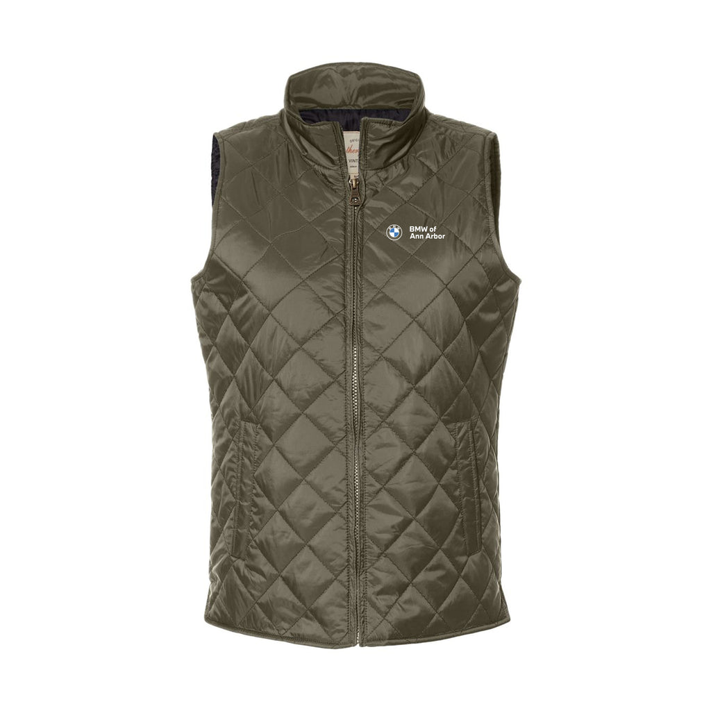 BMW of Ann Arbor - Women's Vintage Diamond Quilted Vest