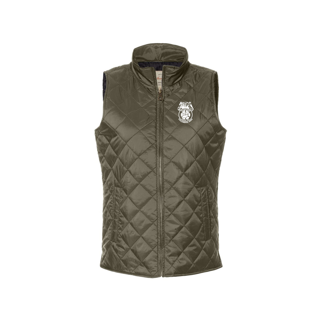 Teamsters Local 284 - Weatherproof - Women's Vintage Diamond Quilted Vest