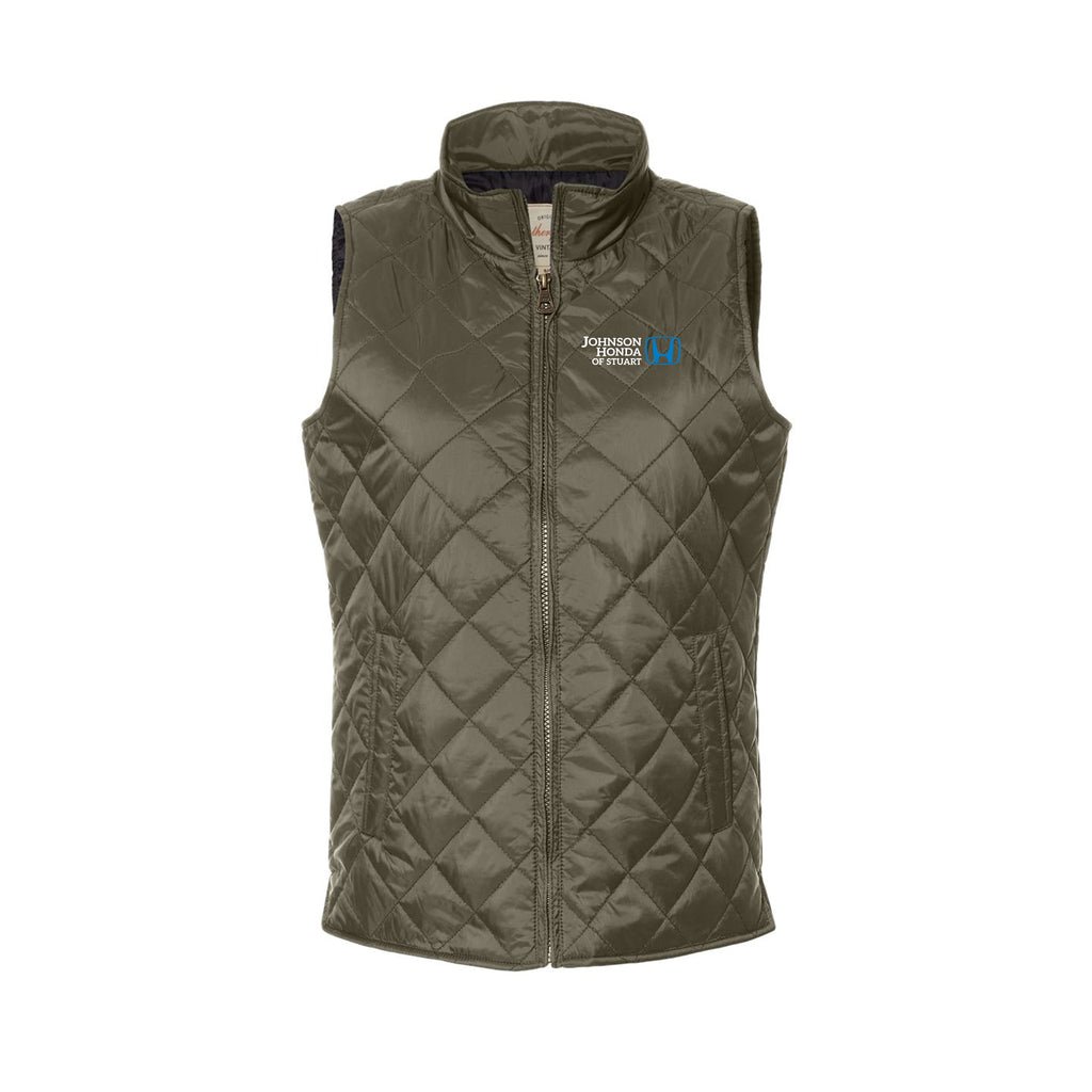 Johnson Honda of Stuart - Women's Vintage Diamond Quilted Vest