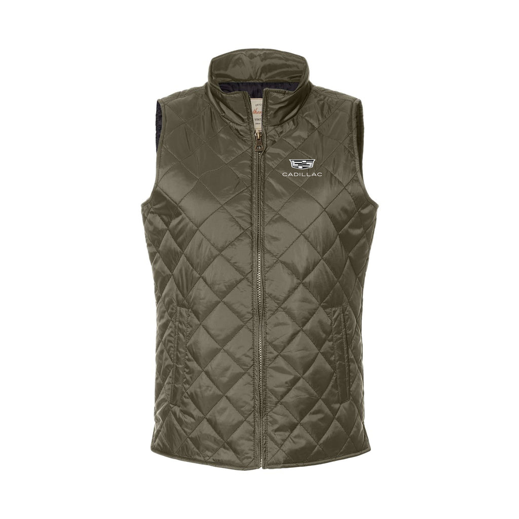 Otto Cadillac - Women's Vintage Diamond Quilted Vest