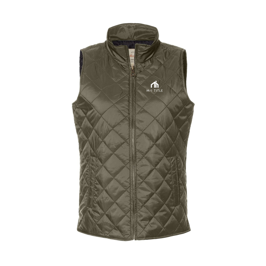 M/I Title - Weatherproof - Women's Vintage Diamond Quilted Vest