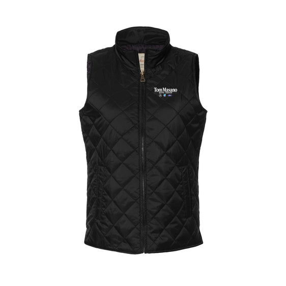 Tom Masano Auto Group - Women's Vintage Diamond Quilted Vest