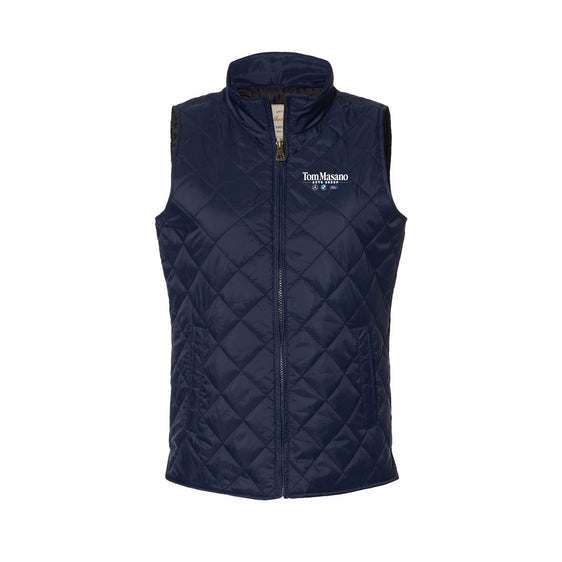 Tom Masano Auto Group - Women's Vintage Diamond Quilted Vest