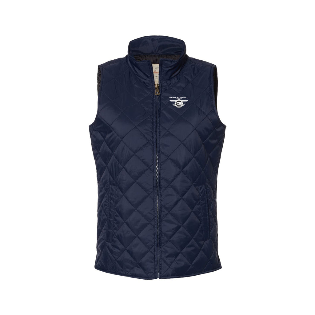 Bob Caldwell Automotive - Weatherproof - Women's Vintage Diamond Quilted Vest