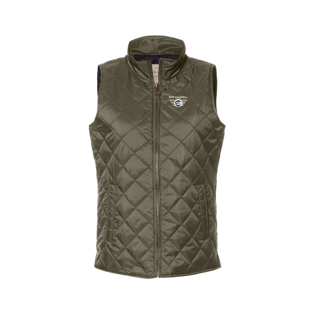 Bob Caldwell Automotive - Weatherproof - Women's Vintage Diamond Quilted Vest