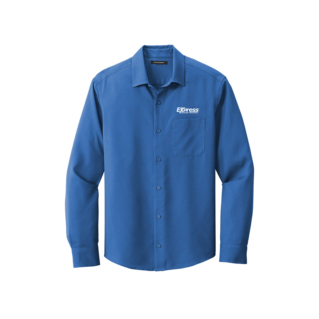 Express - Port Authority Long Sleeve Performance Staff Shirt Express - Port Authority Long Sleeve Performance Staff Shirt