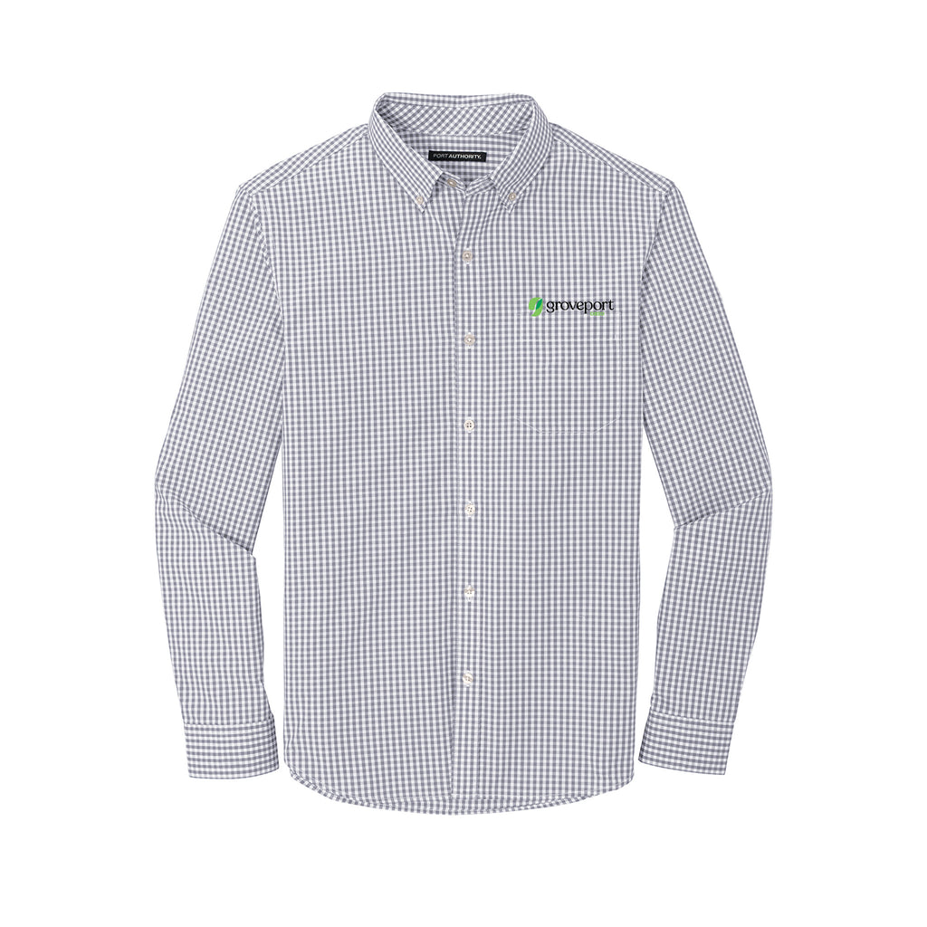 Groveport Municipal - Port Authority ® Broadcloth Gingham Easy Care Shirt