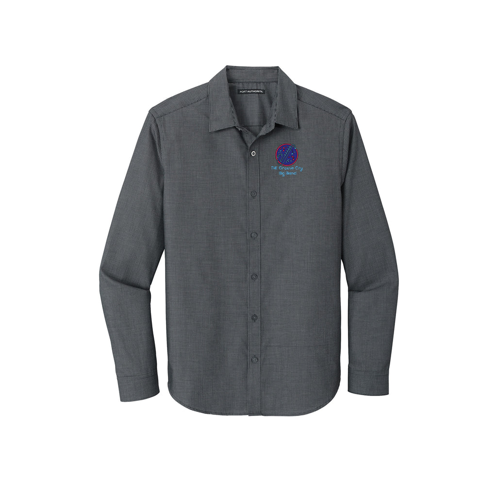 Groove City Band - Port Authority ® Pincheck Easy Care Shirt