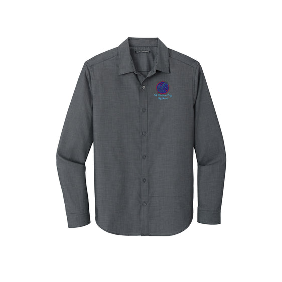 Groove City Band - Port Authority ® Pincheck Easy Care Shirt