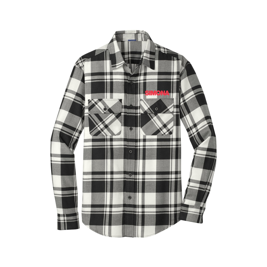 Simona - Port Authority Plaid Flannel Shirt