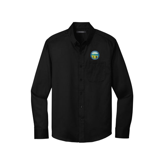 Carroll County - Port Authority® Long Sleeve SuperPro React™ Twill Shirt