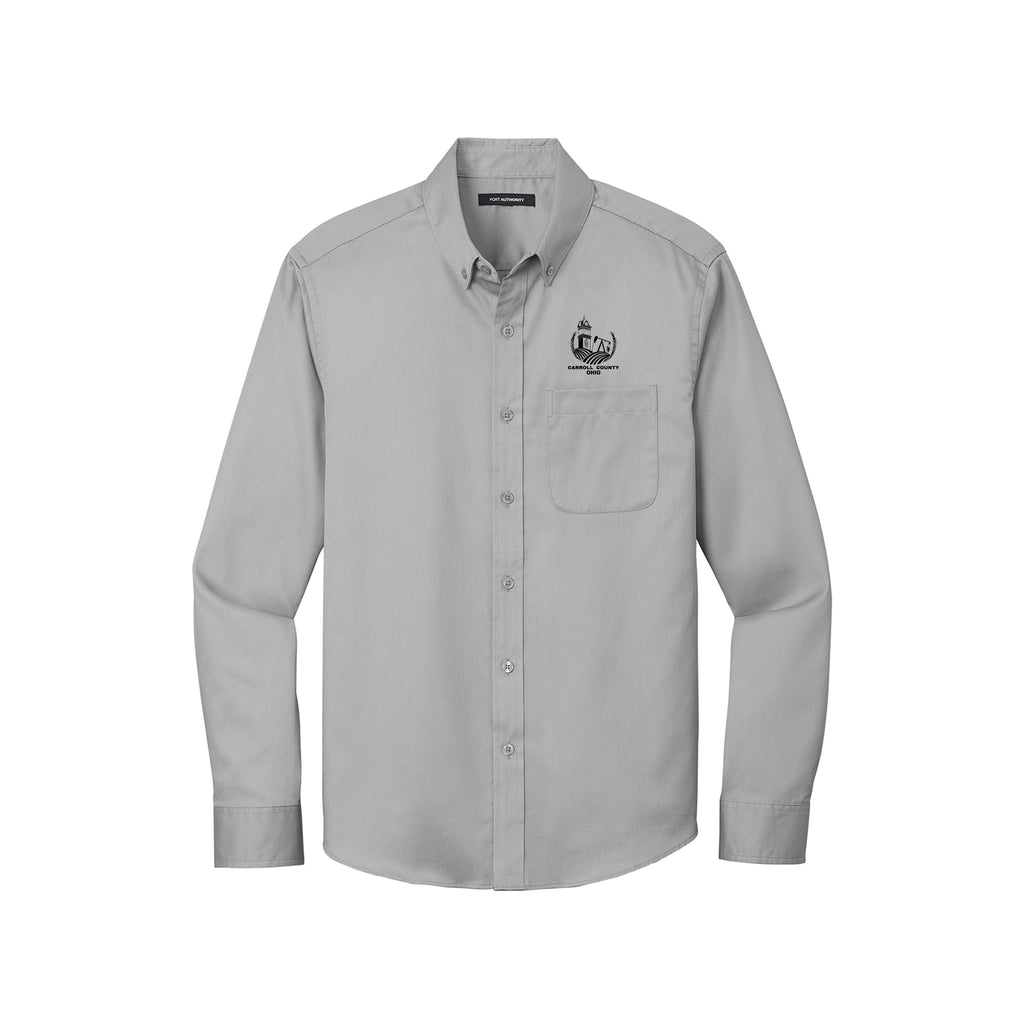 Carroll County - Port Authority® Long Sleeve SuperPro React™ Twill Shirt