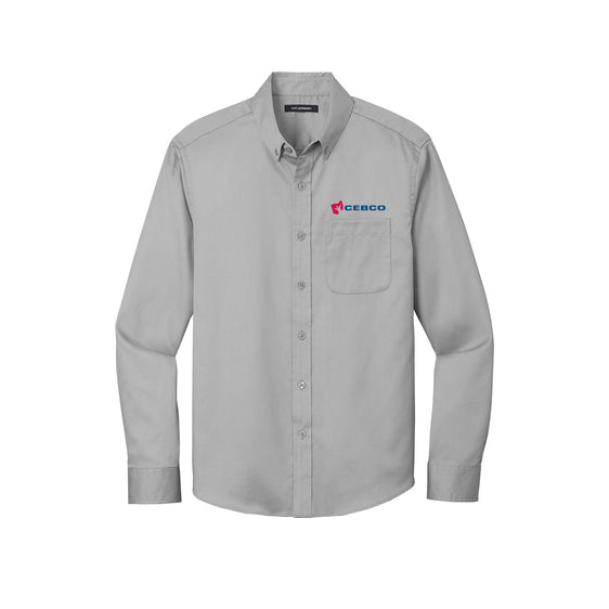 CEBCO - Port Authority® Long Sleeve SuperPro React™ Twill Shirt
