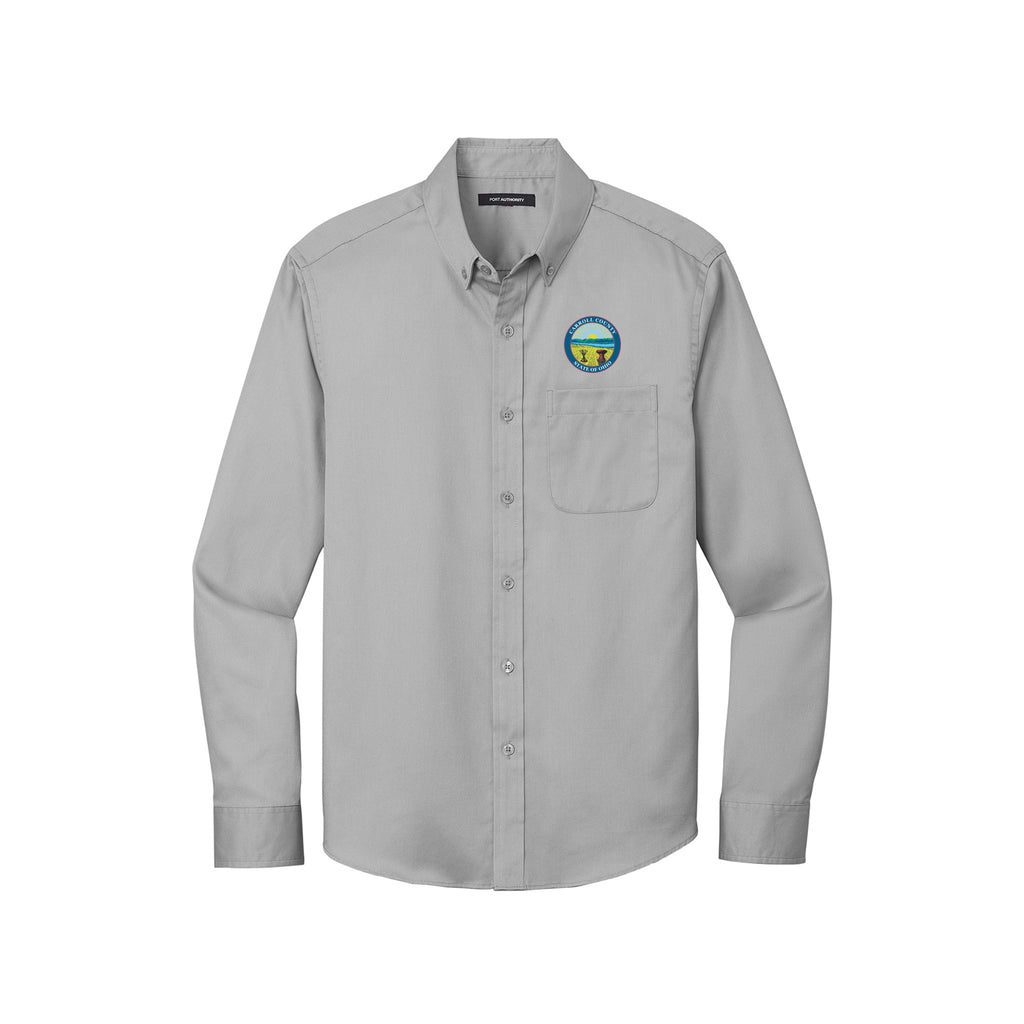 Carroll County - Port Authority® Long Sleeve SuperPro React™ Twill Shirt