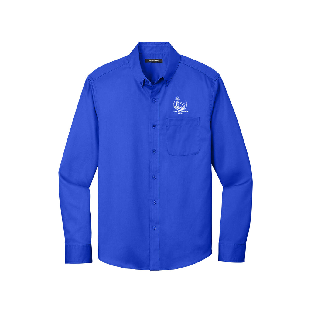 Carroll County - Port Authority® Long Sleeve SuperPro React™ Twill Shirt