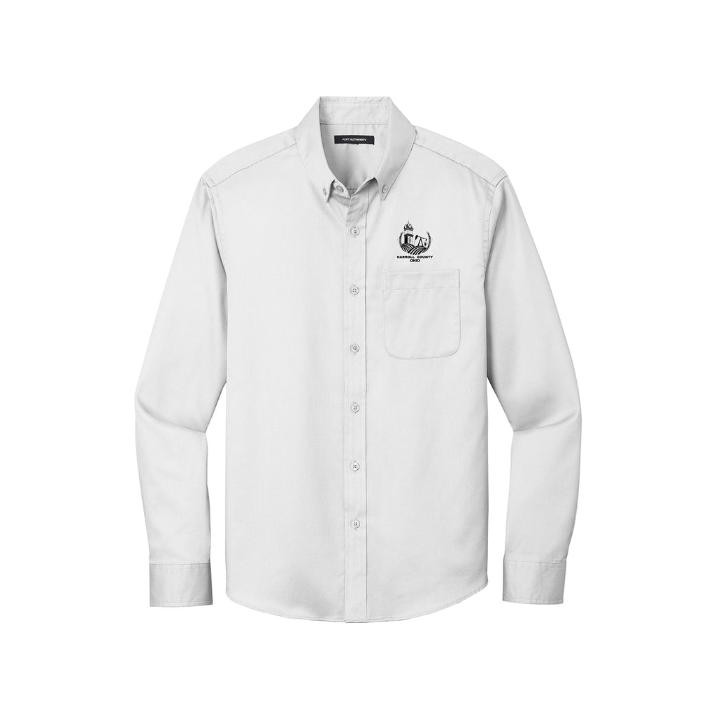 Carroll County - Port Authority® Long Sleeve SuperPro React™ Twill Shirt