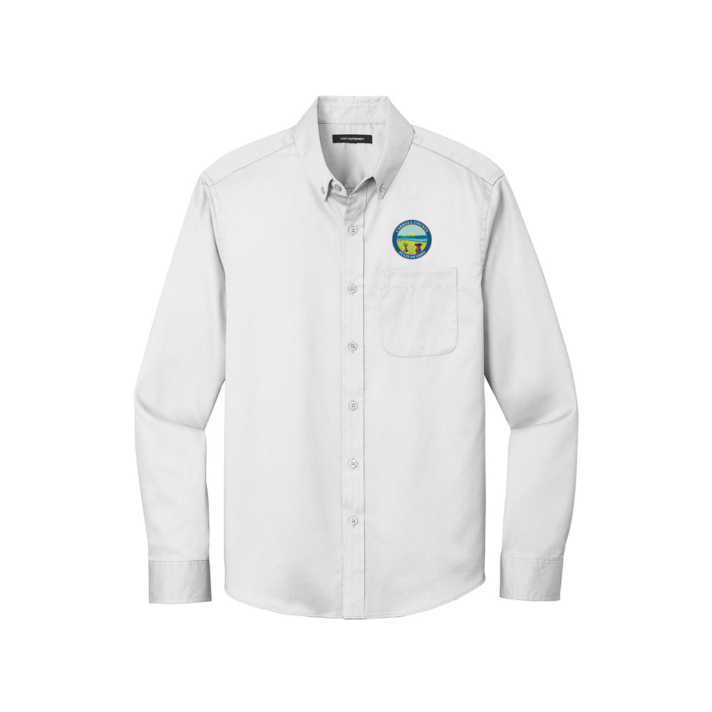 Carroll County - Port Authority® Long Sleeve SuperPro React™ Twill Shirt