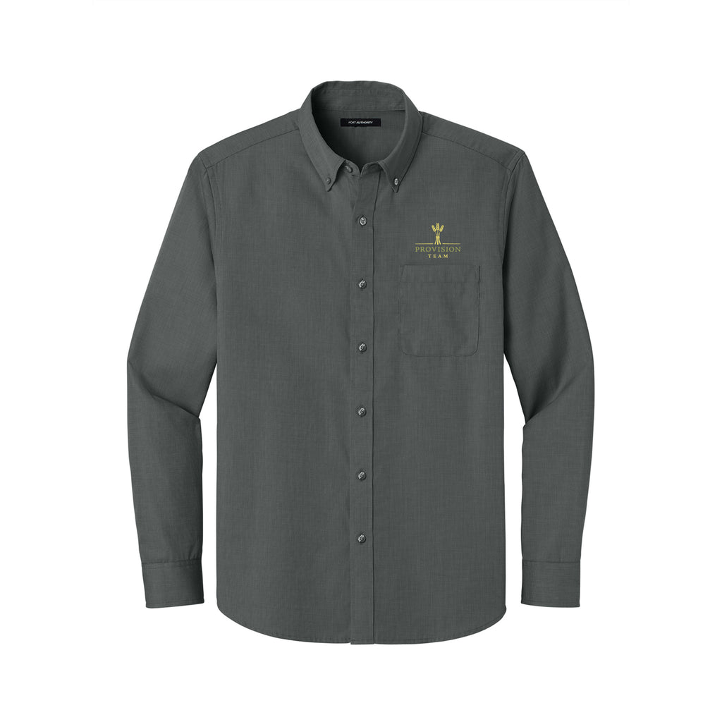 Provision Team - Port Authority® Long Sleeve Nailhead Easy Care Shirt