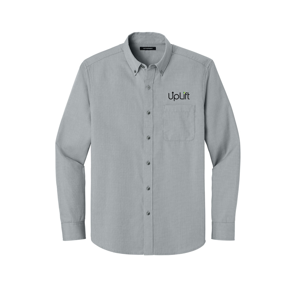Up Lift - Port Authority® Long Sleeve Nailhead Easy Care Shirt