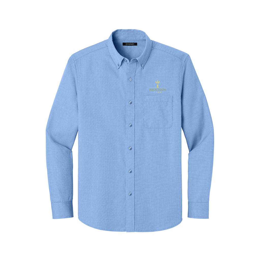 Provision Team - Port Authority® Long Sleeve Nailhead Easy Care Shirt