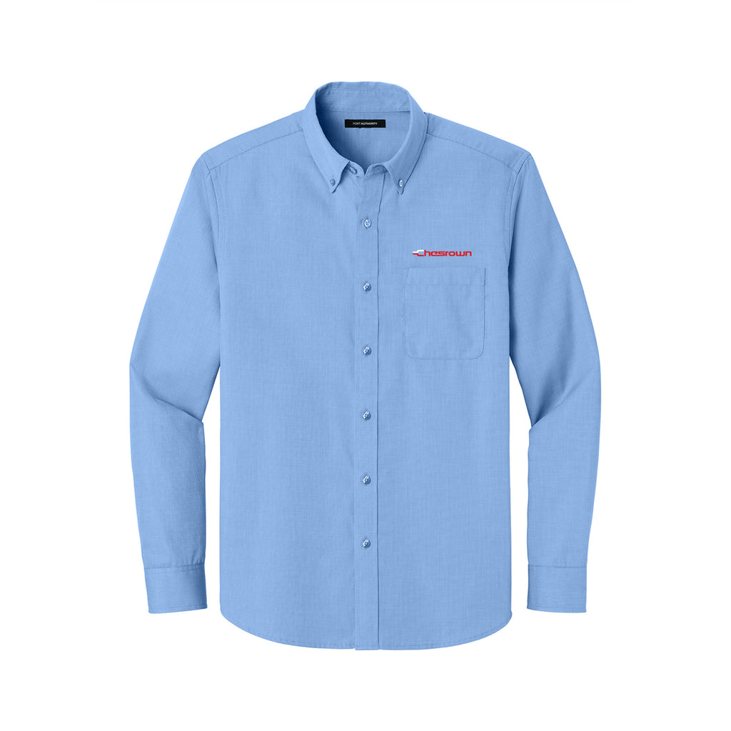Chesrown of Sidney - Port Authority® Long Sleeve Nailhead Easy Care Shirt