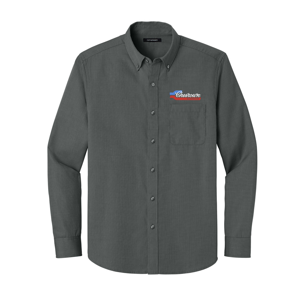 Chesrown of Sidney - Port Authority® Long Sleeve Nailhead Easy Care Shirt