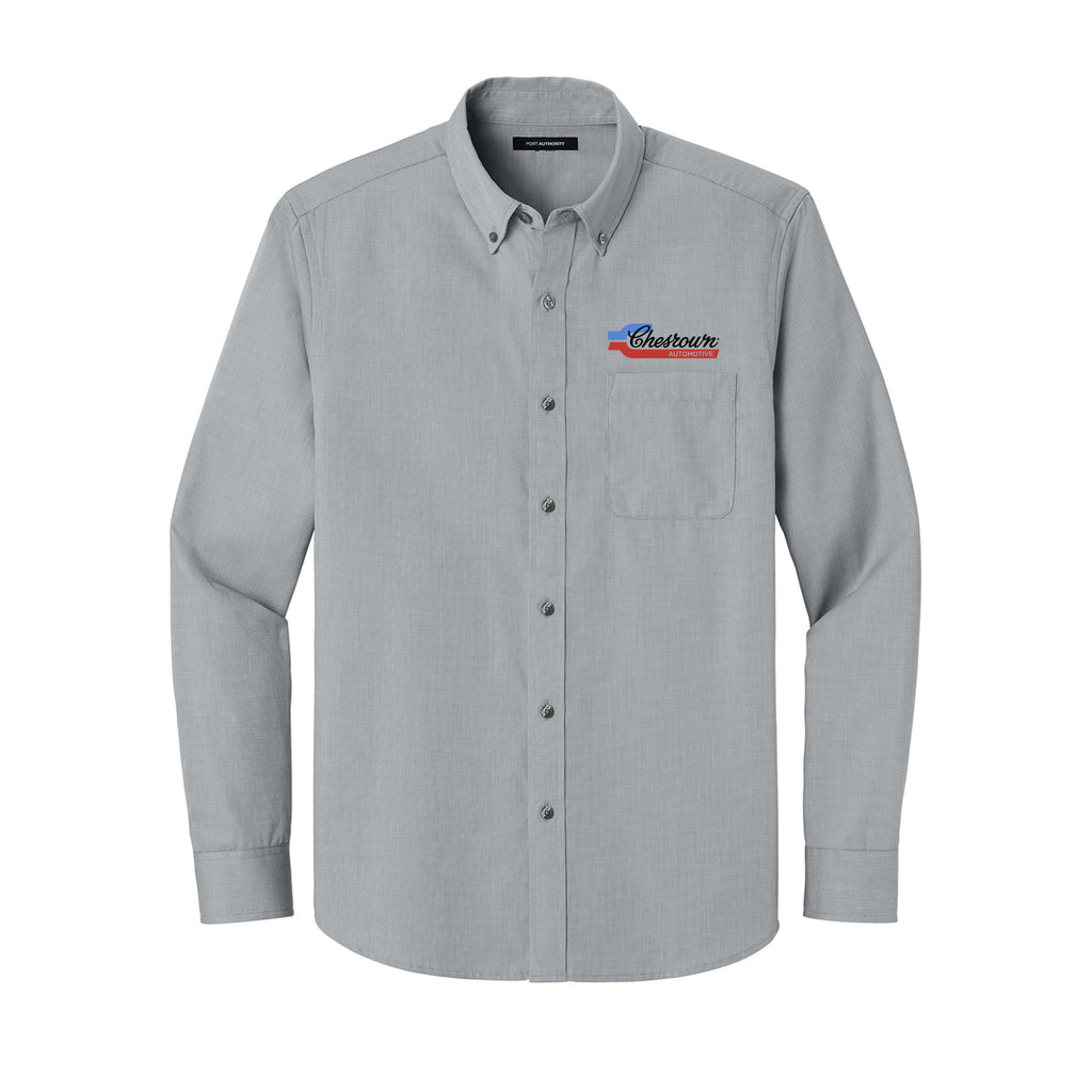 Chesrown of Sidney - Port Authority® Long Sleeve Nailhead Easy Care Shirt