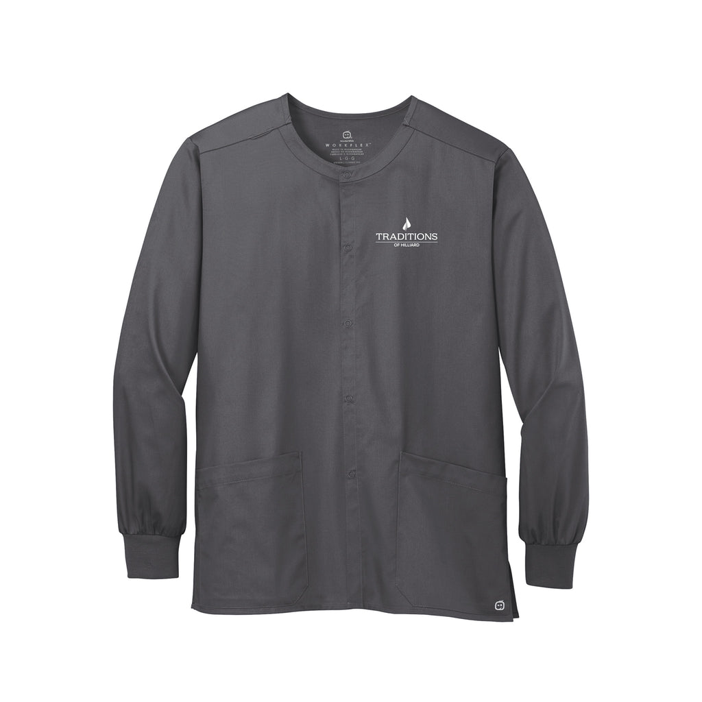 Traditions of Hilliard - Wink® Unisex WorkFlex Snap-Front Scrub Jacket