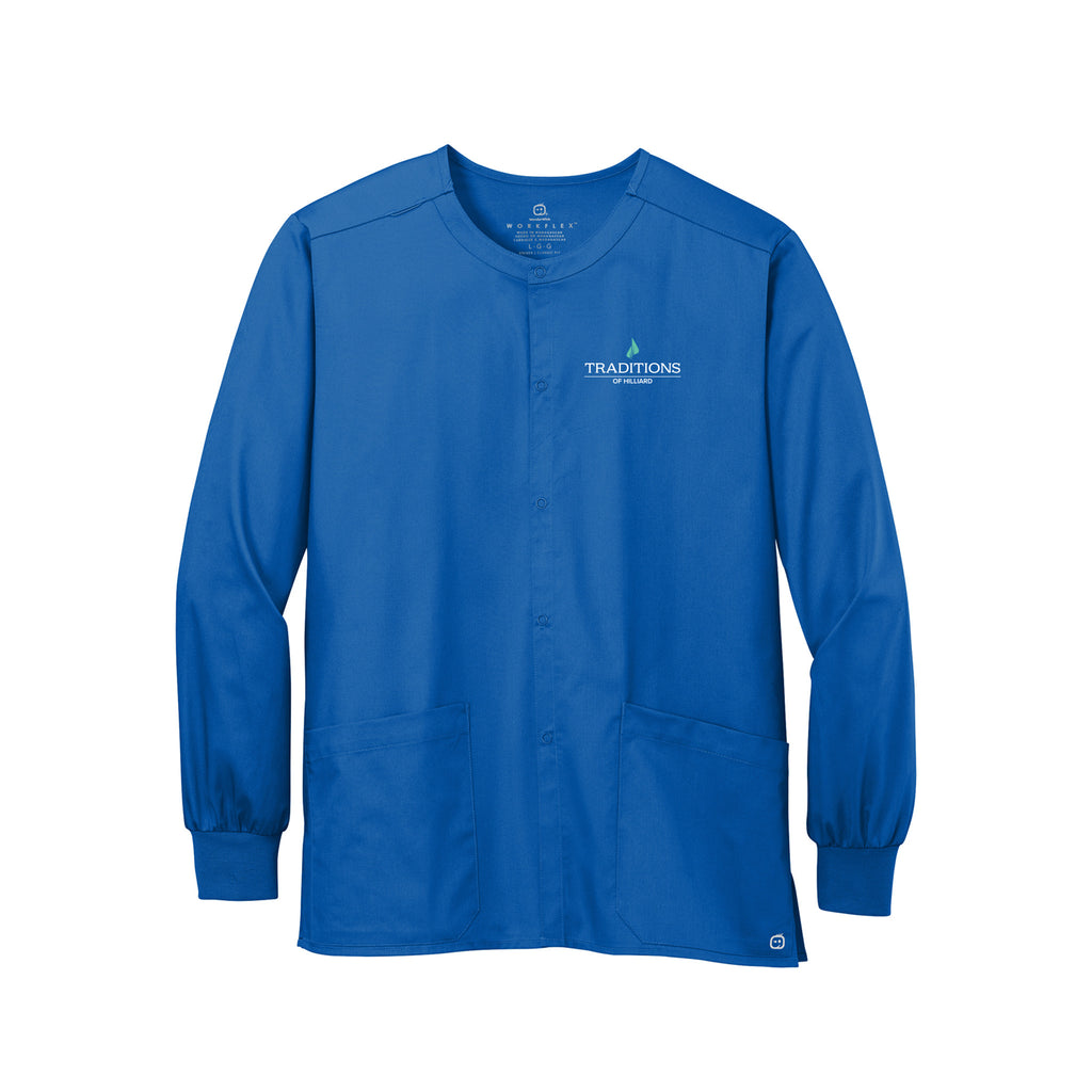 Traditions of Hilliard - Wink® Unisex WorkFlex Snap-Front Scrub Jacket