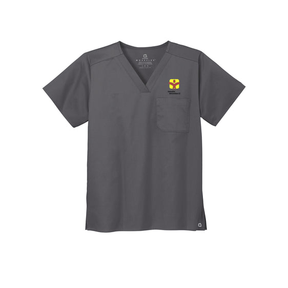 Innovation Interventions - WonderWink® Unisex WorkFlex™ Chest Pocket V-Neck Top
