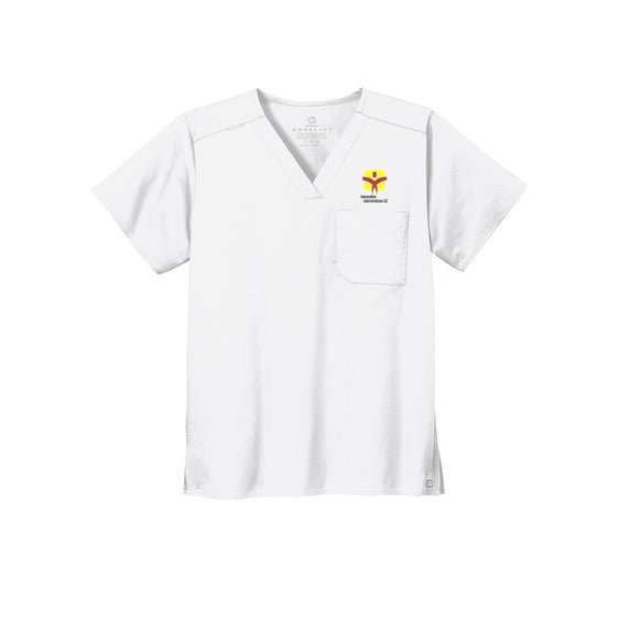 Innovation Interventions - WonderWink® Unisex WorkFlex™ Chest Pocket V-Neck Top
