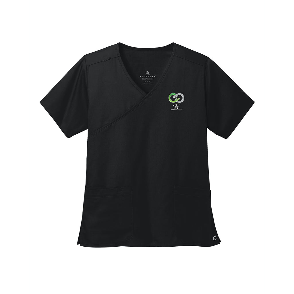 Solace at Vivians - Wink® Women’s WorkFlex™ Mock Wrap Top