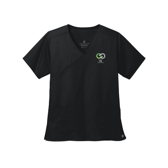 Solace at Vivians - Wink® Women’s WorkFlex™ Mock Wrap Top