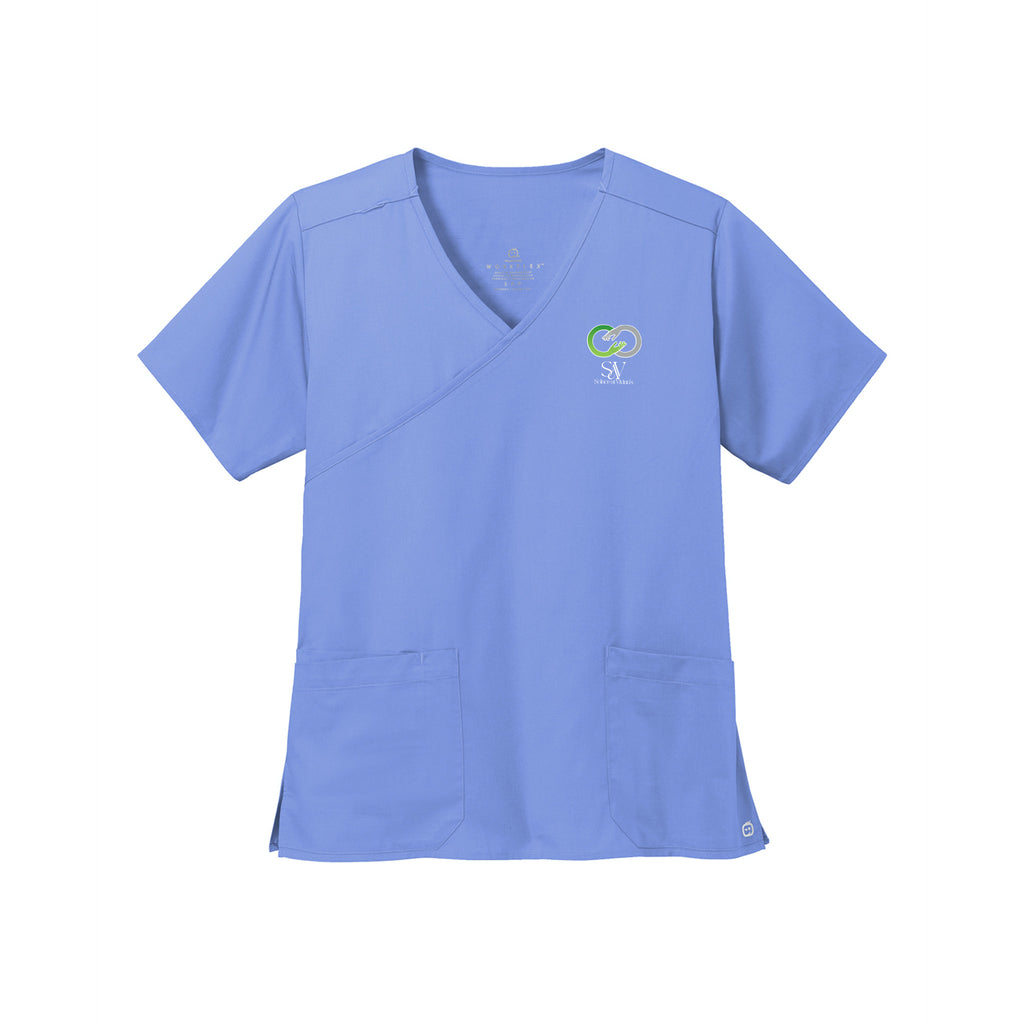 Solace at Vivians - Wink® Women’s WorkFlex™ Mock Wrap Top