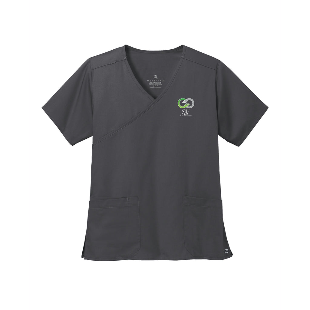 Solace at Vivians - Wink® Women’s WorkFlex™ Mock Wrap Top