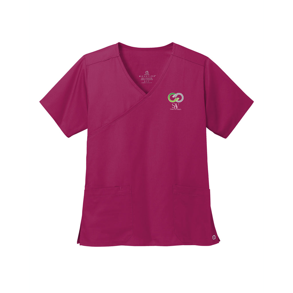 Solace at Vivians - Wink® Women’s WorkFlex™ Mock Wrap Top