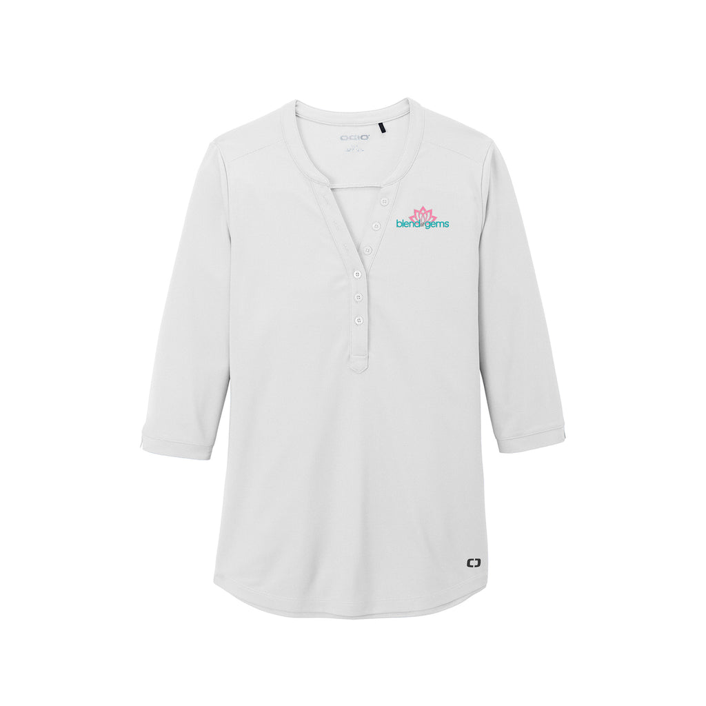 Blend of Gems - OGIO ® Ladies Jewel Henley