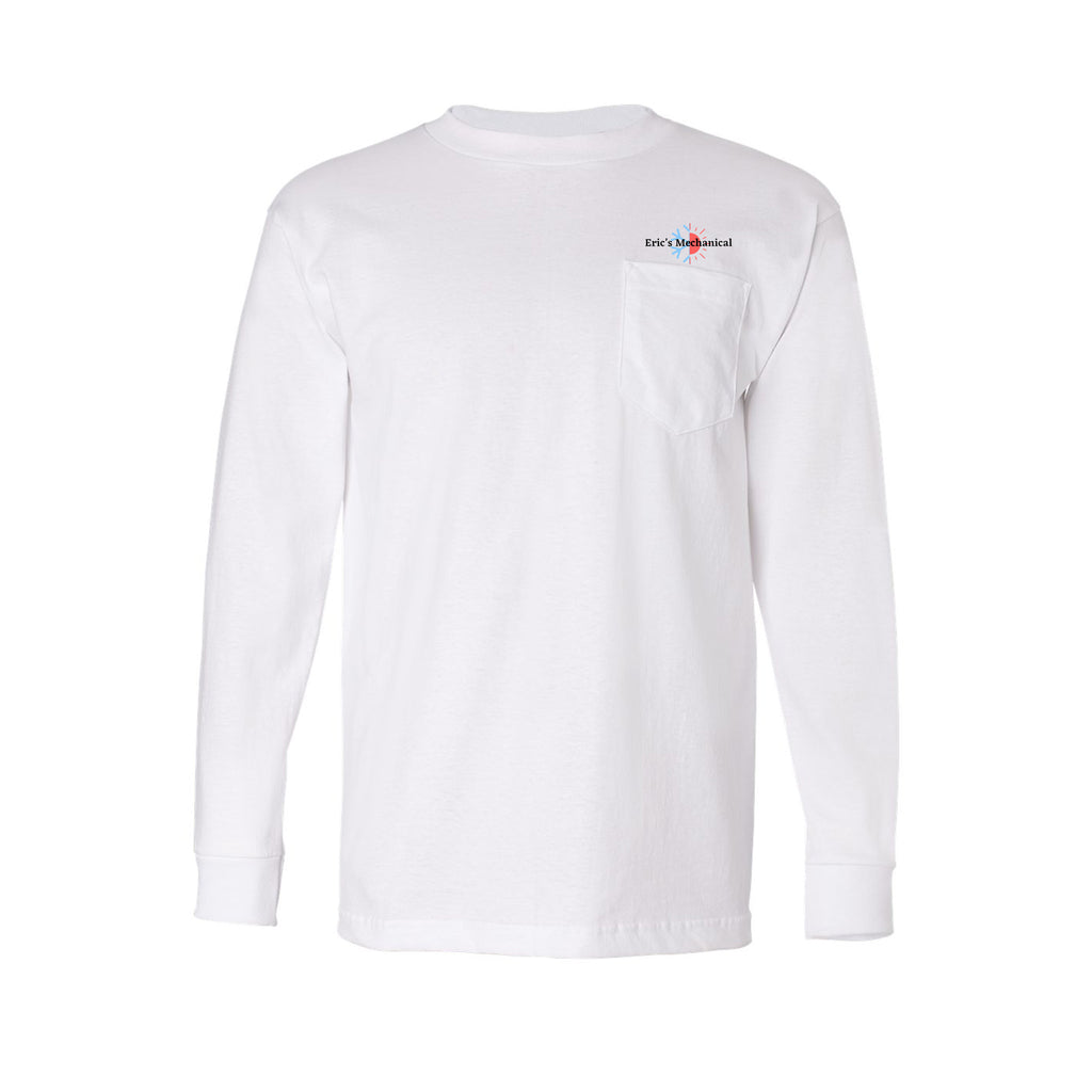 Eric's Mechanical - Unisex USA-Made Long Sleeve Pocket T-Shirt