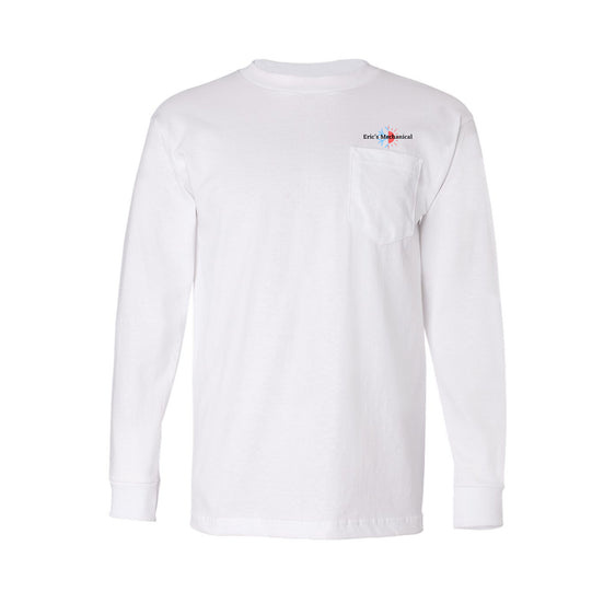 Eric's Mechanical - Unisex USA-Made Long Sleeve Pocket T-Shirt