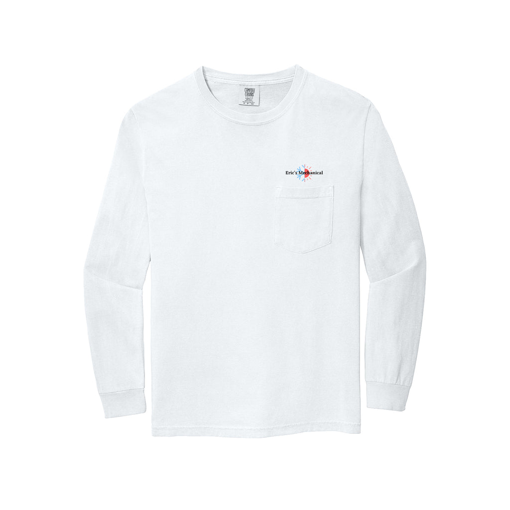 Eric's Mechanical - Comfort Colors® Heavyweight Ring Spun Long Sleeve Pocket Tee