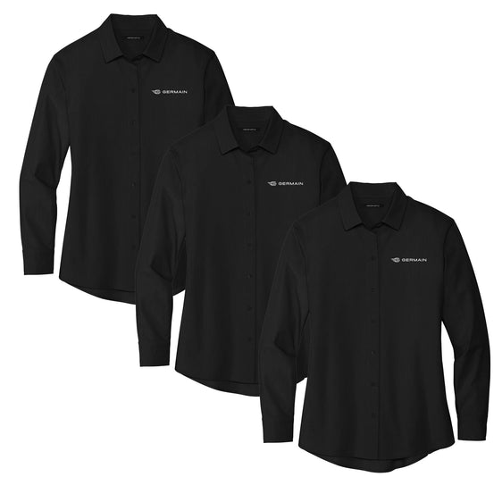 Germain Cars Corp - Women's Winter New Hire Collection - Mercer+Mettle® Women’s Long Sleeve Stretch Woven Shirt