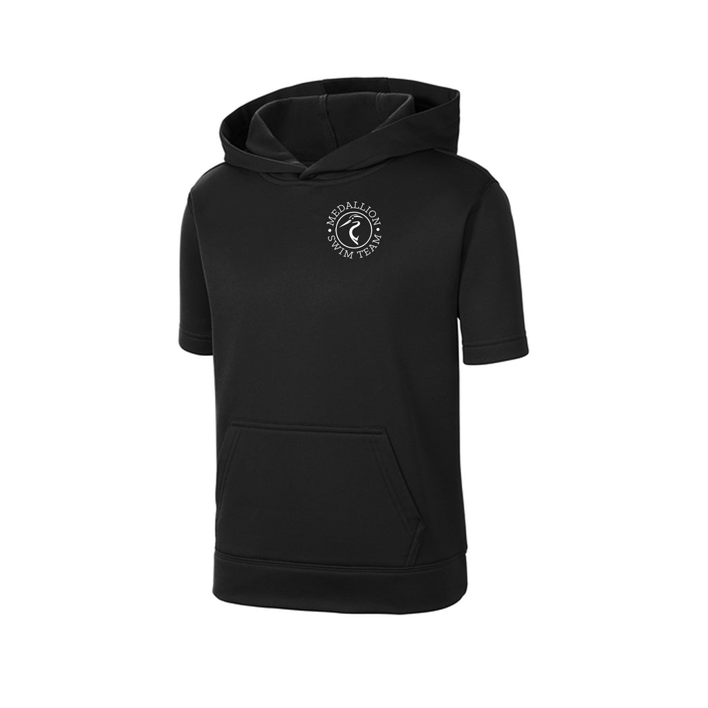 Medallion Swim Team - Sport-Tek® Youth Sport-Wick® Fleece Short Sleeve Hooded Pullover