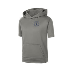 Medallion Swim Team - Sport-Tek® Youth Sport-Wick® Fleece Short Sleeve Hooded Pullover