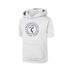 Medallion Swim Team - Sport-Tek® Youth Sport-Wick® Fleece Short Sleeve Hooded Pullover
