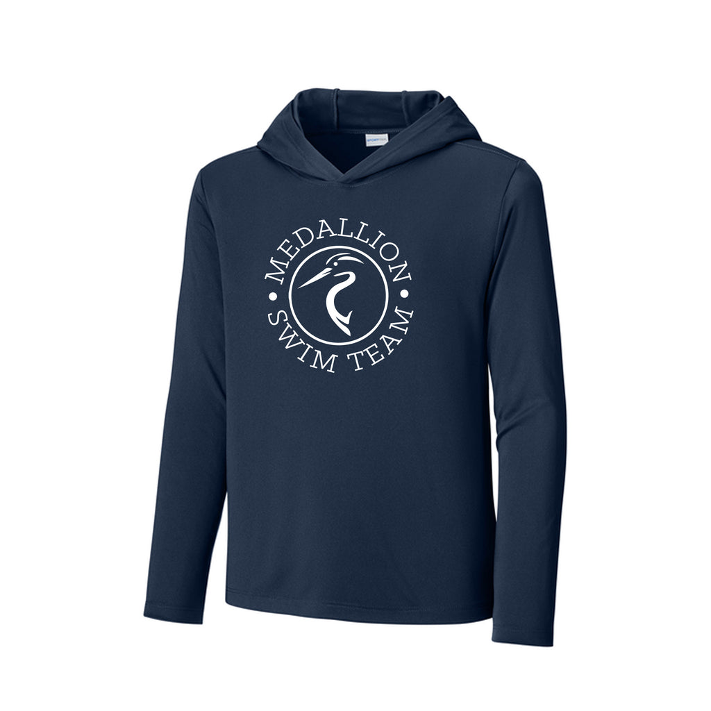 Medallion Swim Team - Sport-Tek® Youth Posi-UV® Pro Long Sleeve Hoodie