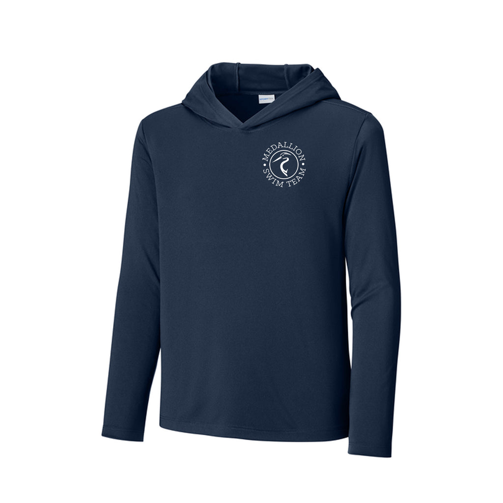 Medallion Swim Team - Sport-Tek® Youth Posi-UV® Pro Long Sleeve Hoodie