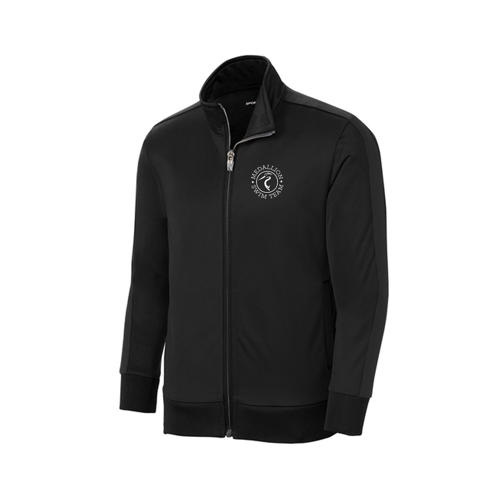Medallion Swim Team - Sport-Tek® Youth Tricot Sleeve Stripe Track Jacket