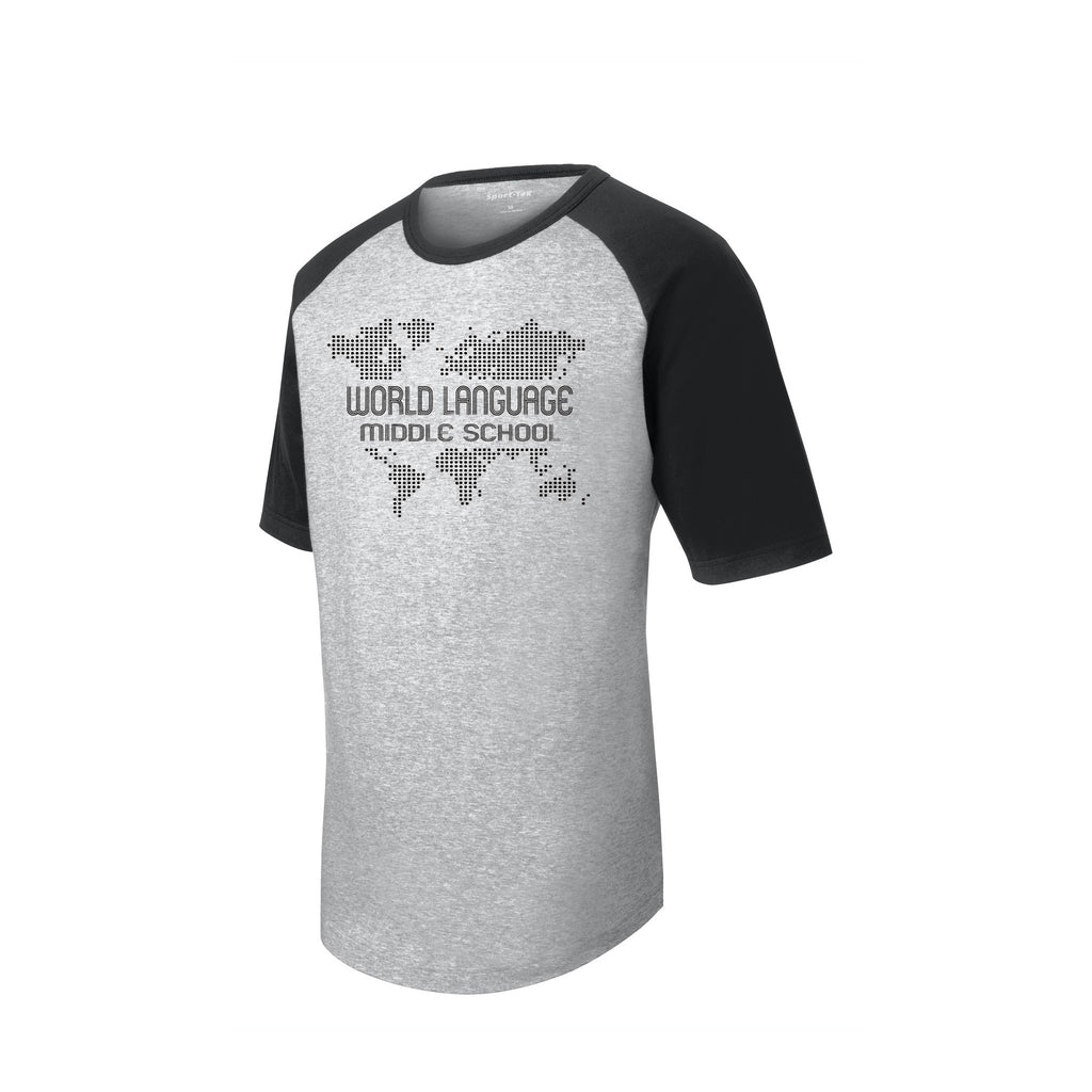 WLMS - Sport-Tek® YOUTH Short Sleeve Colorblock Raglan Jersey
